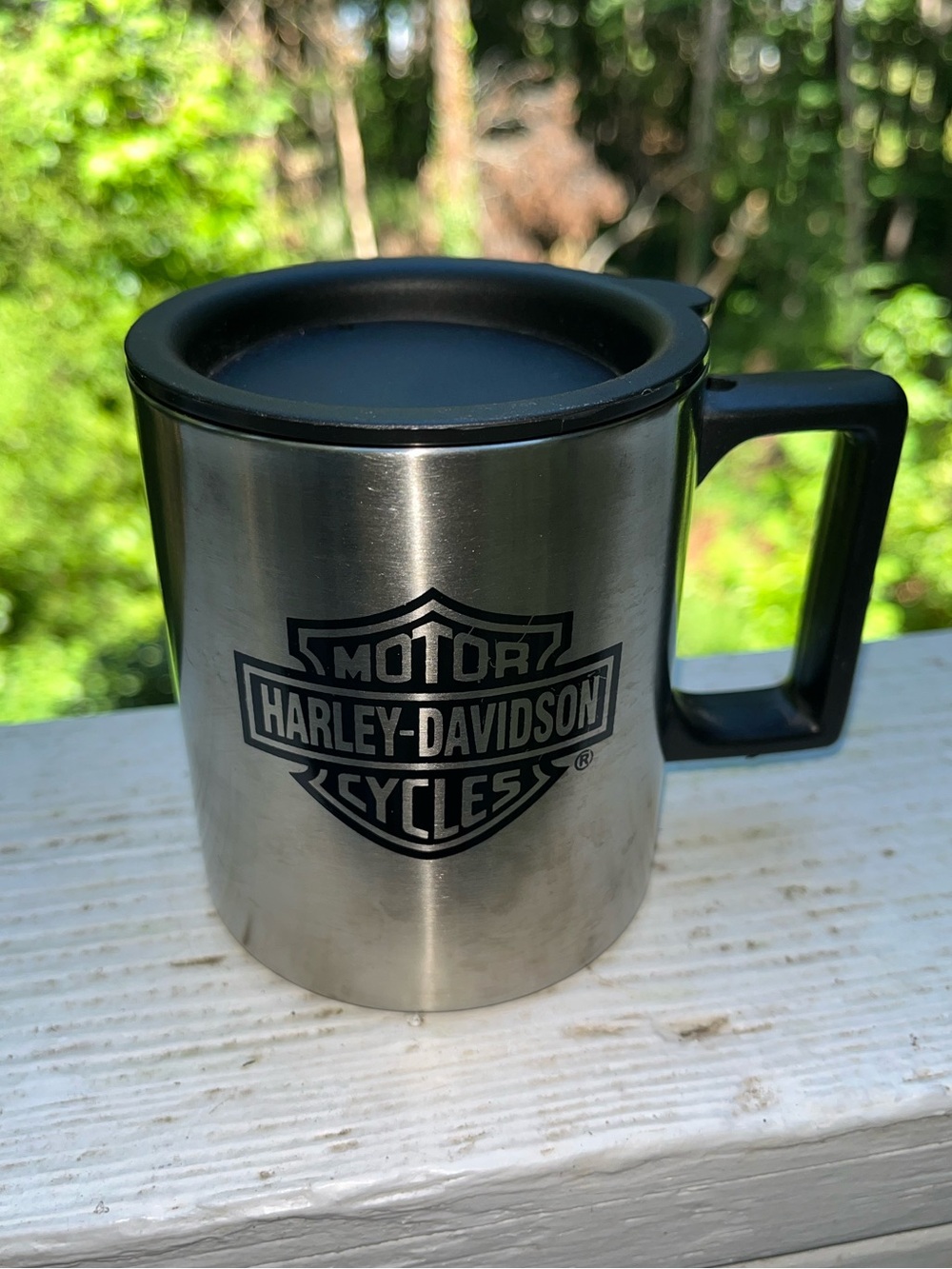 Vintage Harley Davidson Motorcycle Stainless Steel Mug